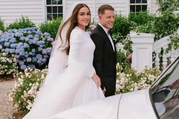 Olivia Culpo Wedding, Olivia Culpo, Christian McCaffrey, Napa Valley wedding, celebrity wedding, bridal fashion, wedding planning, luxury wedding, wedding reception